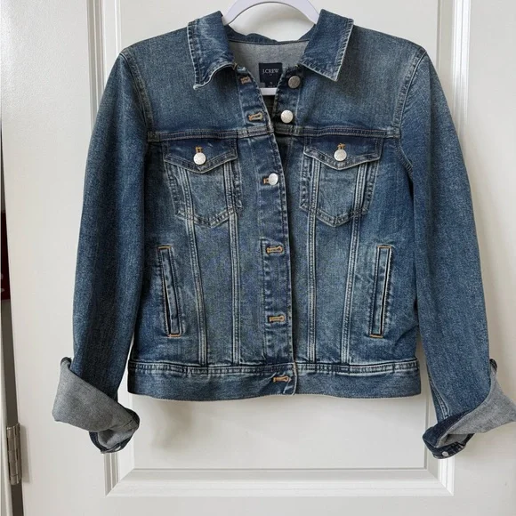 J. Crew denim jean jacket size small in women’s - Picture 1 of 5